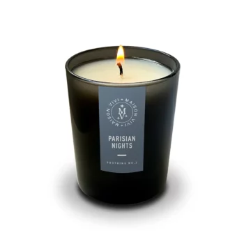 Parisian Nights lit candle