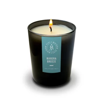 Riviera Breeze lit candle